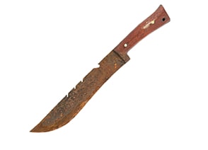 Old Rusted Knife - How to Clean a Knife - Proper Knife Care - professionalbutcherknives.com