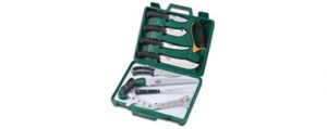 Outdoor Edge Game Processor PR-1 12-Piece Portable Butcher Kit with Hard Side Carry Case