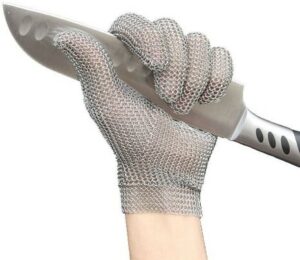 Anself-Stainless-Steel-Mesh-Gloves