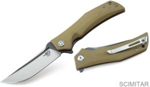Bestech Knives Scimitar Linerlock Folding Knife