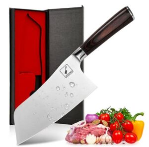 Imarku 7-Inch Chopper-Cleaver-Butcher Knife