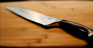 Shantoku Knife Placed on Table