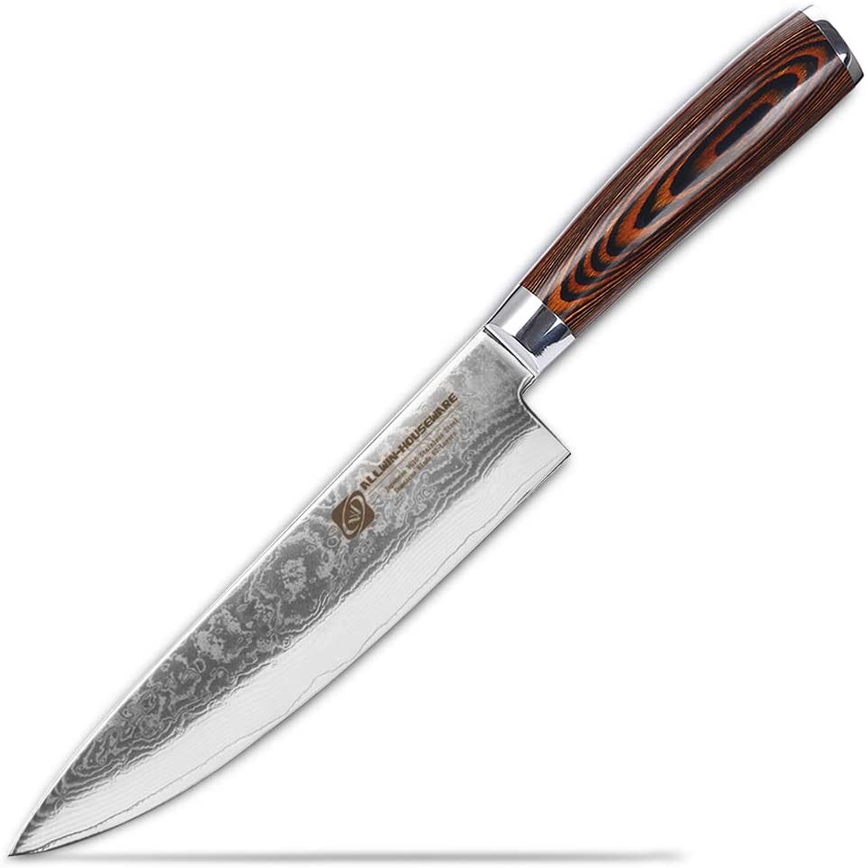 ALLWIN Professional Damascus Chef’s Knife