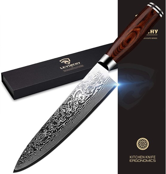 LEVINCHY Damascus Chef’s Knife
