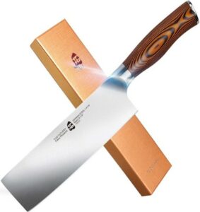 TUO Vegetable Cleaver 6.5-Inch Nakiri Knife