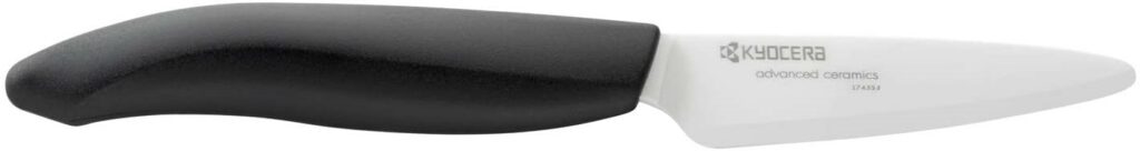 Kyocera 3-Inch Ceramic Revolution Series Advanced Paring Knife with Black Handle