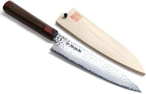 YOSHIHIRO Hammered Japanese Chef’s Knife