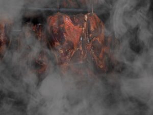 Smoking ham